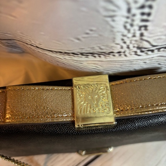 ANNE KLEIN Time To Indulge Clutch Convertible with Gold-Tone Bow - Picture 3 of 10